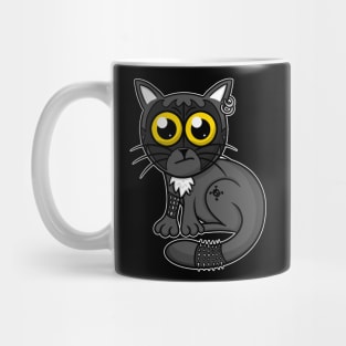 Funny Hard Rock Kitty - Heavy Metal Cat Mug